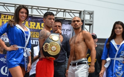 Thurman (vpravo) a Chavez / zdroj foto: www.boxingscene.com