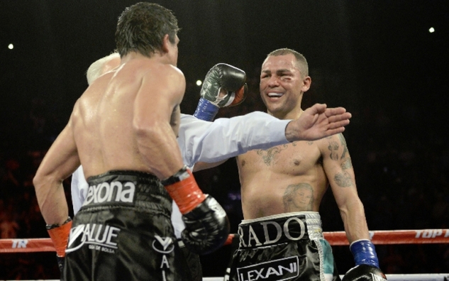 Marquez vs. Alvarado / zdroj foto: Boxingscene/Ring M.