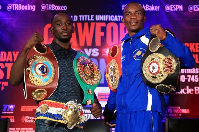 Crawford vs. Indongo / zdroj foto: Boxingscene.com