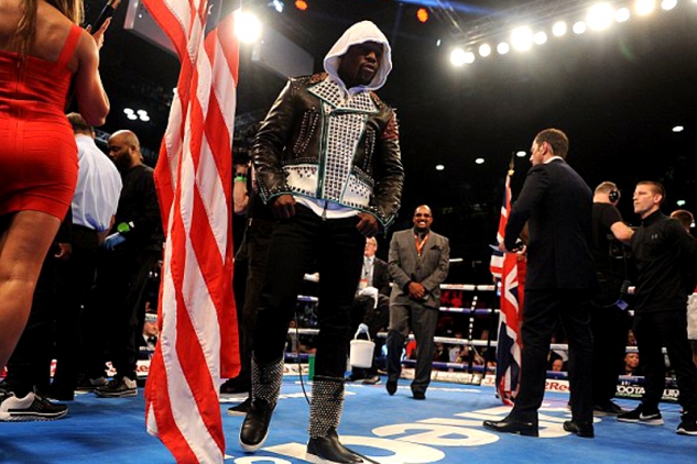 Floyd Mayweather v Londýně / zdroj foto: DailyMail