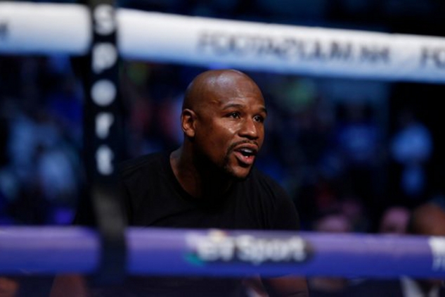 Floyd Mayweather v Londýně / zdroj foto: DailyMail