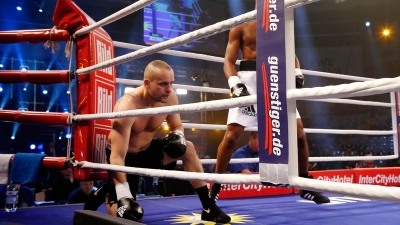 Jumah vs. Křivka / zdroj foto: ARD, Boxingscene