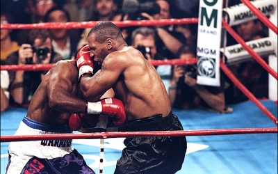 Tyson vs. Holyfield / zdroj foto: Fotobank.ru/Getty Images