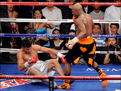 Mayweather vs. Ortiz / zdroj foto: Fotobank.ru/Getty Images