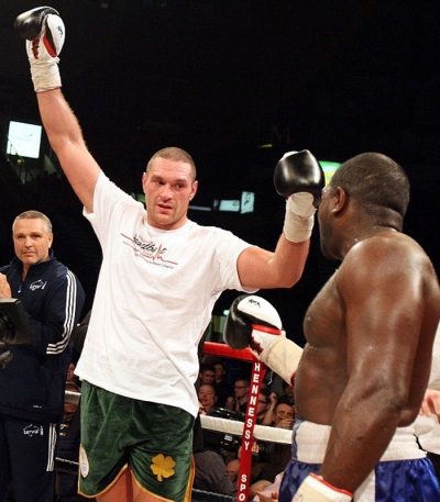 Tyson Fury vs Kevin Johson / zdroj foto: www.dailymail.co.uk