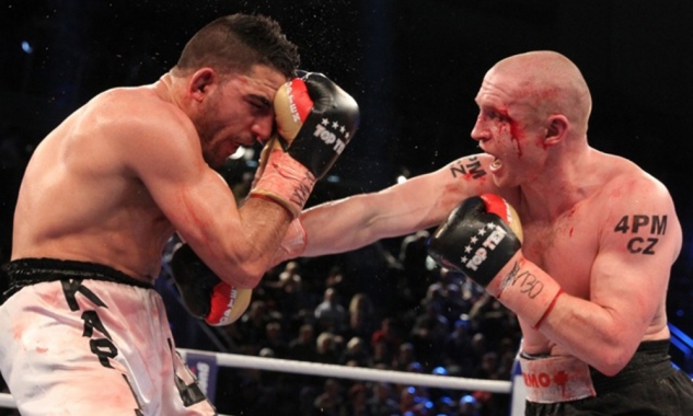 Konečný vs. Achour / zdroj foto: SES Boxing