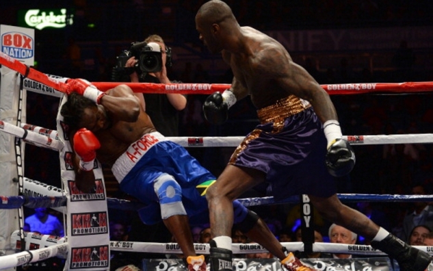 Deontay Wilder vs. Audley Harrison / zdroj foto: www.boxingscene.com