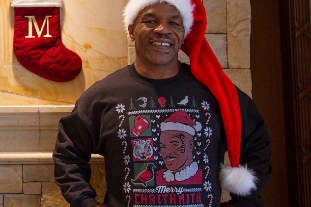 Vánoční Mike Tyson / zdroj foto: Instagram