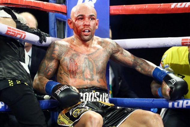Barnes vs. Mojica / zdroj foto: Boxingscene.com